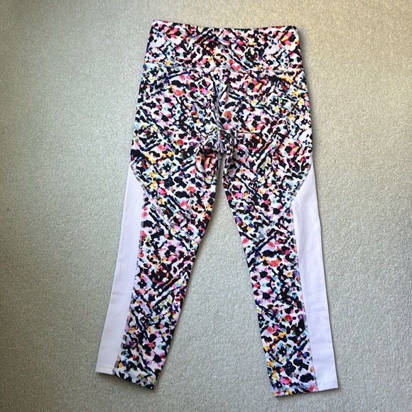 Athleta multi colored stretch legging capris - Picture 2 of 6